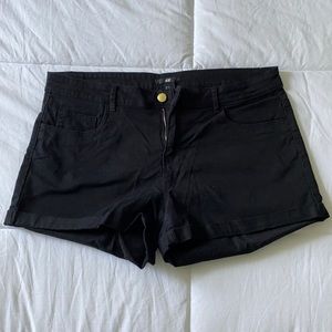 H&M Black Shorts